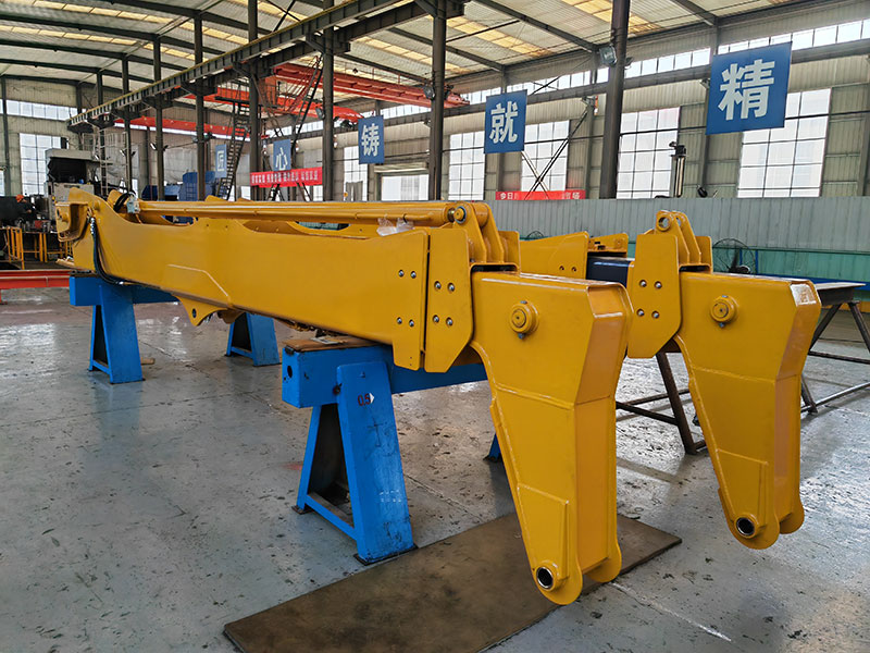 Forklift telescopic arm assembly assembly