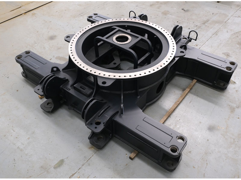 Crawler crane frame